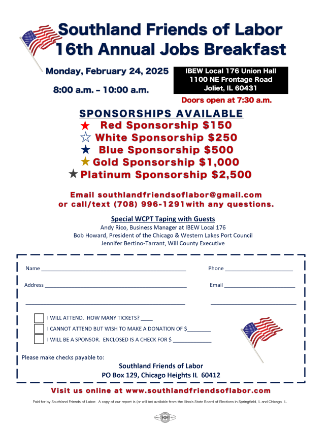 16th Annual SFoL Breakfast Form