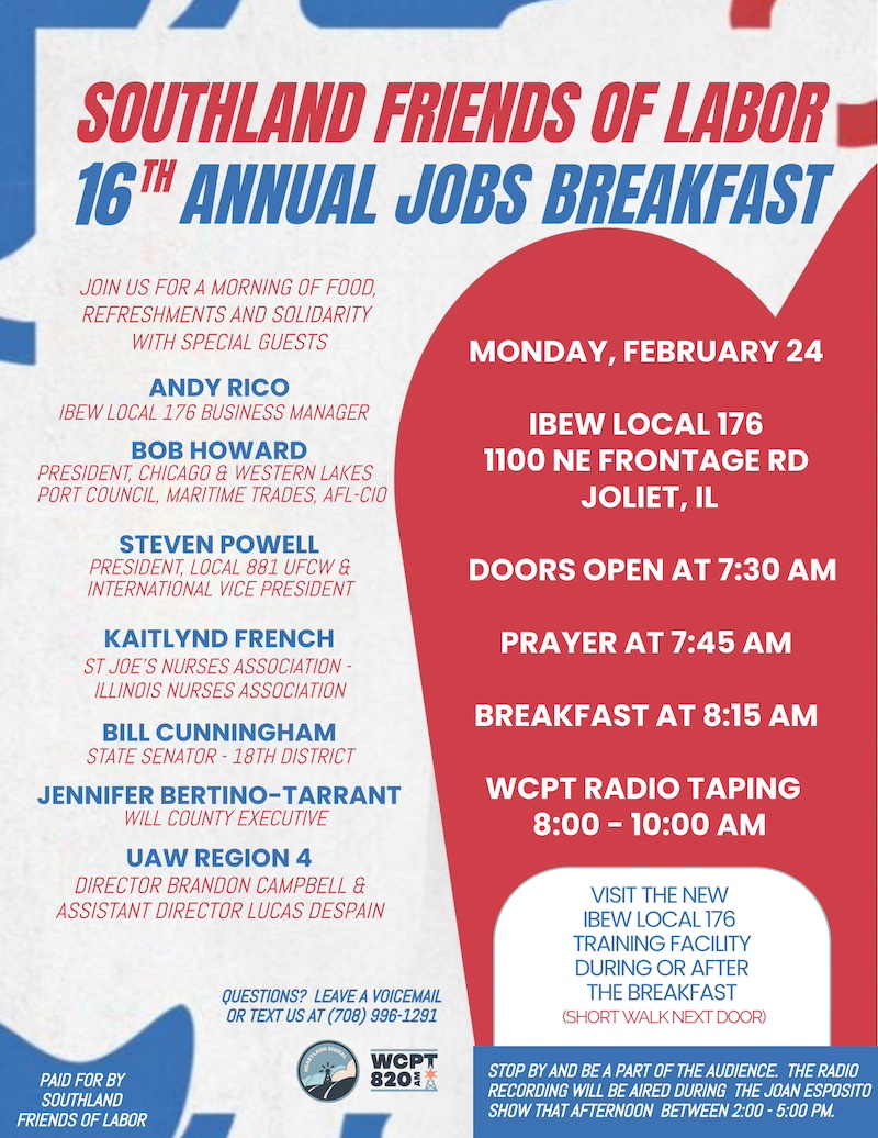 SFoL breakfast invite